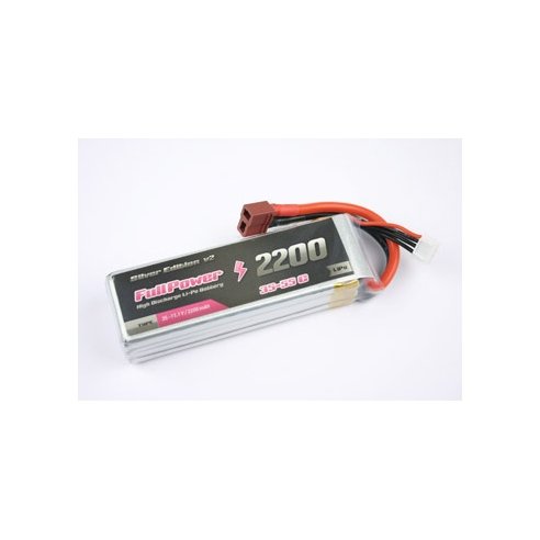Batteria Lipo 2S 2200 mAh 35C Silver V2 - DEANS