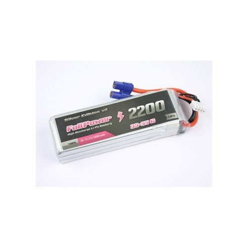 Batteria Lipo 3S 2200 mAh 35C Silver V2 - EC3
