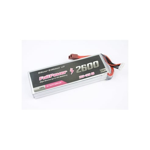 Batteria Lipo 2S 2600 mAh 35C Silver V2 - DEANS