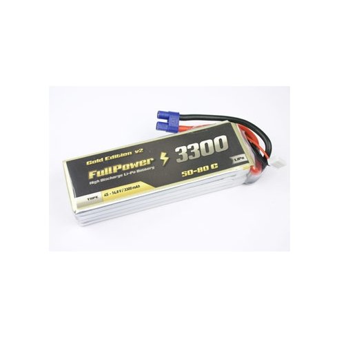 Batteria Lipo 4S 3300 mAh 50C Gold V2 - EC3