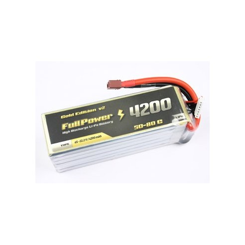 Batteria Lipo 4S 4200 mAh 50C Gold V2 - DEANS