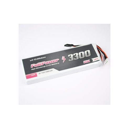Batteria RX Lipo 2S 3300 mAh 35C V2 - JR