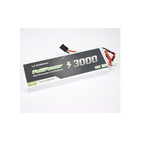 Batteria RX LiFe 2S 3000 mAh 35C V2 - JR