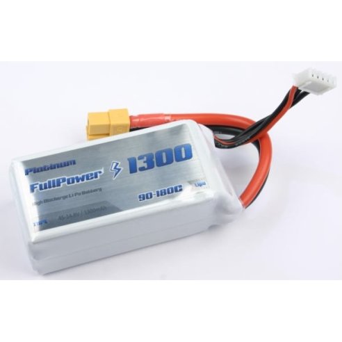 Batteria Lipo 4S 1300 mAh 90C PLATINUM - XT60