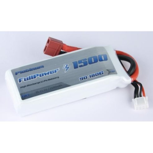 Batteria Lipo 3S 1500 mAh 90C PLATINUM - DEANS