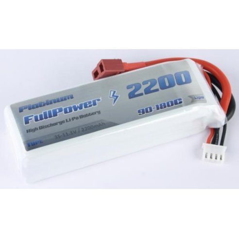 Batteria Lipo 3S 2200 mAh 90C PLATINUM - DEANS