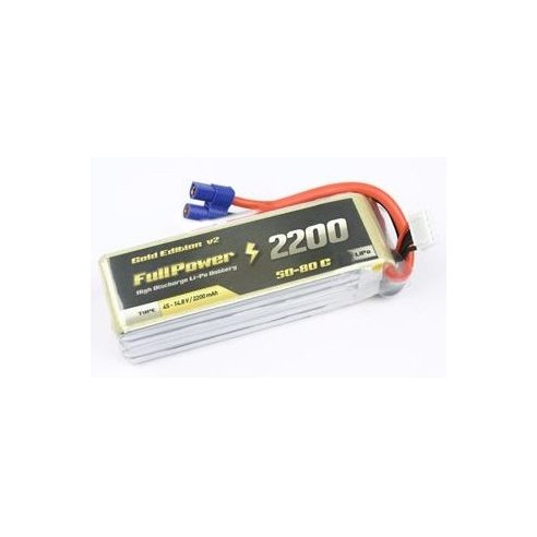 Batteria Lipo 4S 2200 mAh 50C Gold V2Â - EC3