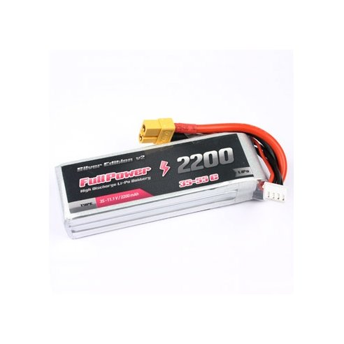 Batteria Lipo 4S 2200 mAh 35C Silver V2 - XT60