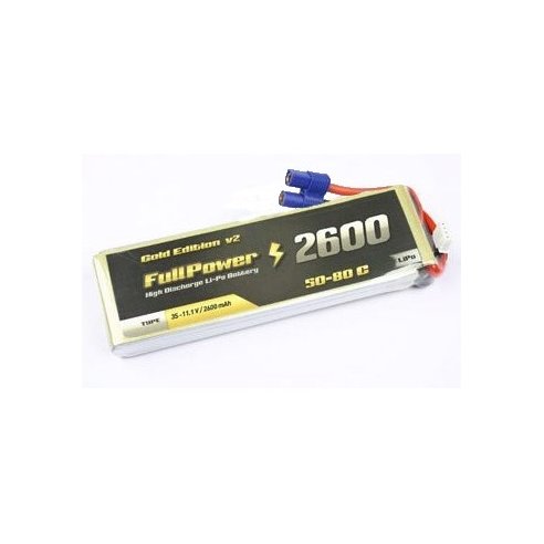 Batteria Lipo 4S 2600 mAh 50C Gold V2 - EC3