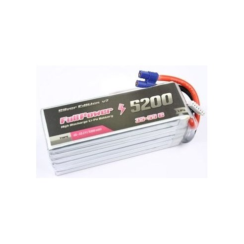 Batteria Lipo 6S 5200 mAh 35C Silver V2 - EC5