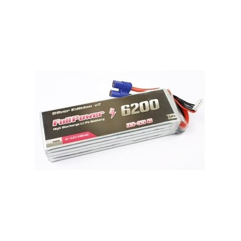 Batteria Lipo 6S 6200 mAh 35C Silver V2 - EC5