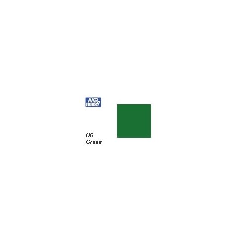 Mr.Hobby Gunze - Vernice acrilica lucida	H6 Green Gloss (10 ml)