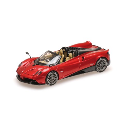 ALMOST REAL PAGANI HUAYRA ROADSTER 2017 ROSSO MONZA METALLIC 1 43