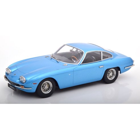 KK-SCALE LAMBORGHINI 400 GT 2+2 LIGHT BLUE METALLIC 1965 1 18