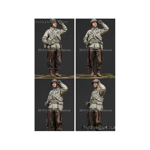 ALPINE MINIATURES  1 35 KIT (MAQUETTE) WWII US INFANTRY NCO NO.2