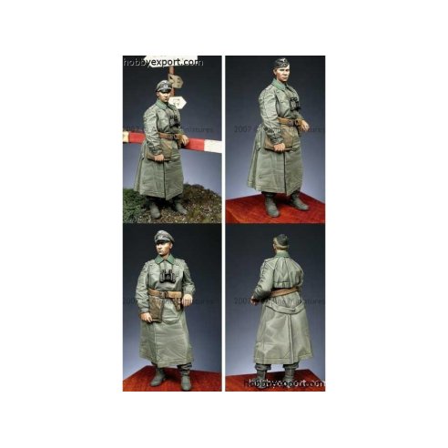 Alpine Miniatures    	1 35 KIT (MAQUETTE) GERMAN OFFICER 1 DIFFERENT HEADS INCL.