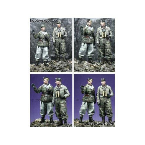 Alpine Miniatures   	1 35 KIT (MAQUETTE) PANZER CREW SET, WINTER WWII DIFFERENT HEADS INCL.