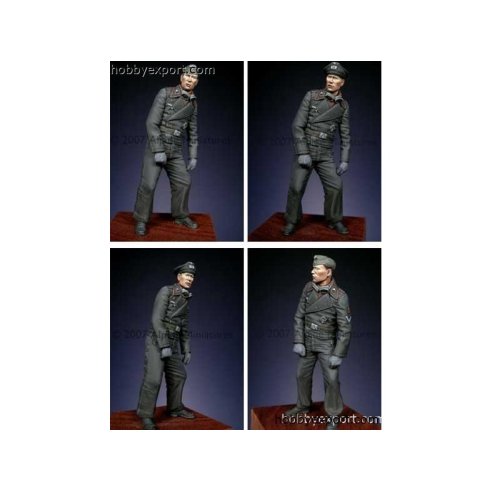 Alpine Miniatures  1 35 KIT (MAQUETTE) PANZER CREWMAN, EARLY DIFFERENT HEADS INCL.
