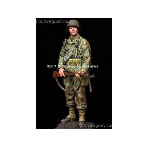 Alpine Miniatures 	1 16 KIT (MAQUETTE) US ARMORED INFANTRY 2AD NORMANDY