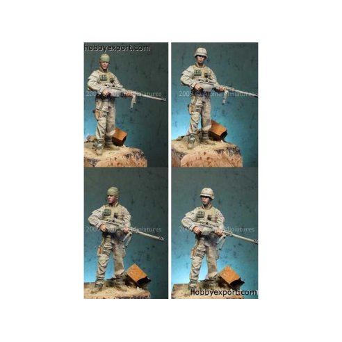 Alpine Miniatures  	 	1 16 KIT (MAQUETTE) MODERN USMC SNIPER IN REMEMBRANCE OF THOSE WHO NEVER CAME HOME