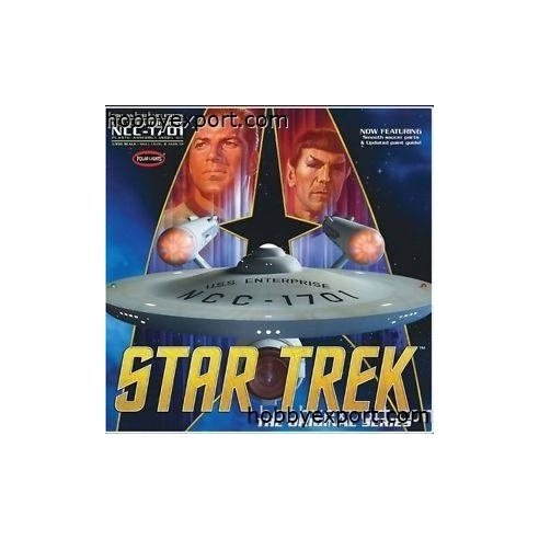 POLAR LIGHT  	1 350 KIT  Star Trek TOS Enterprise 50th Anniversary